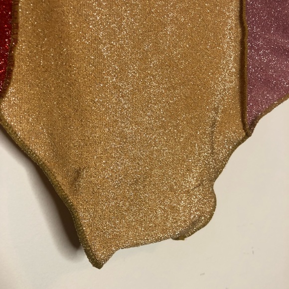 Metallic patch-work bikini size Large - Picture 8 of 13